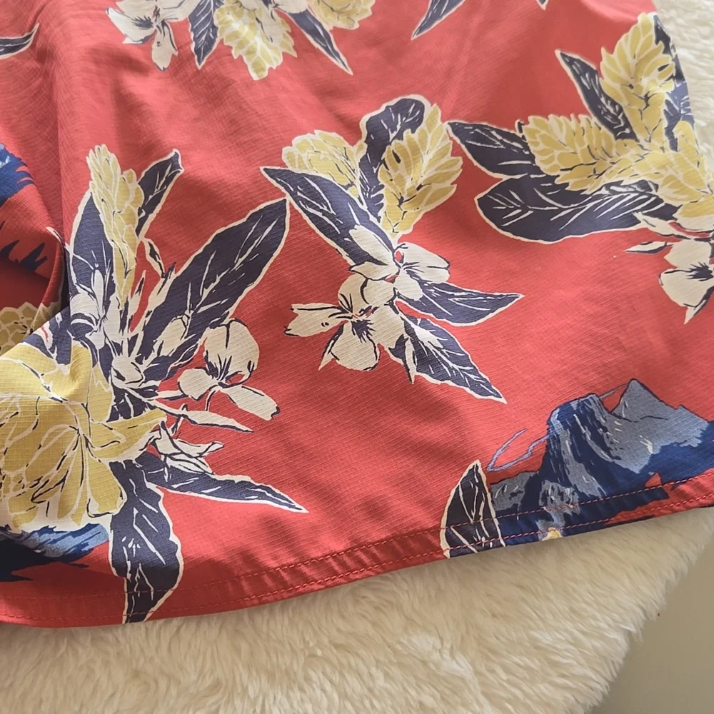 Floral Red Patagonia Swim Shorts - Picture 9 of 12